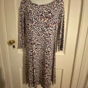 Jessica Simpson Animal Print Dress, Small